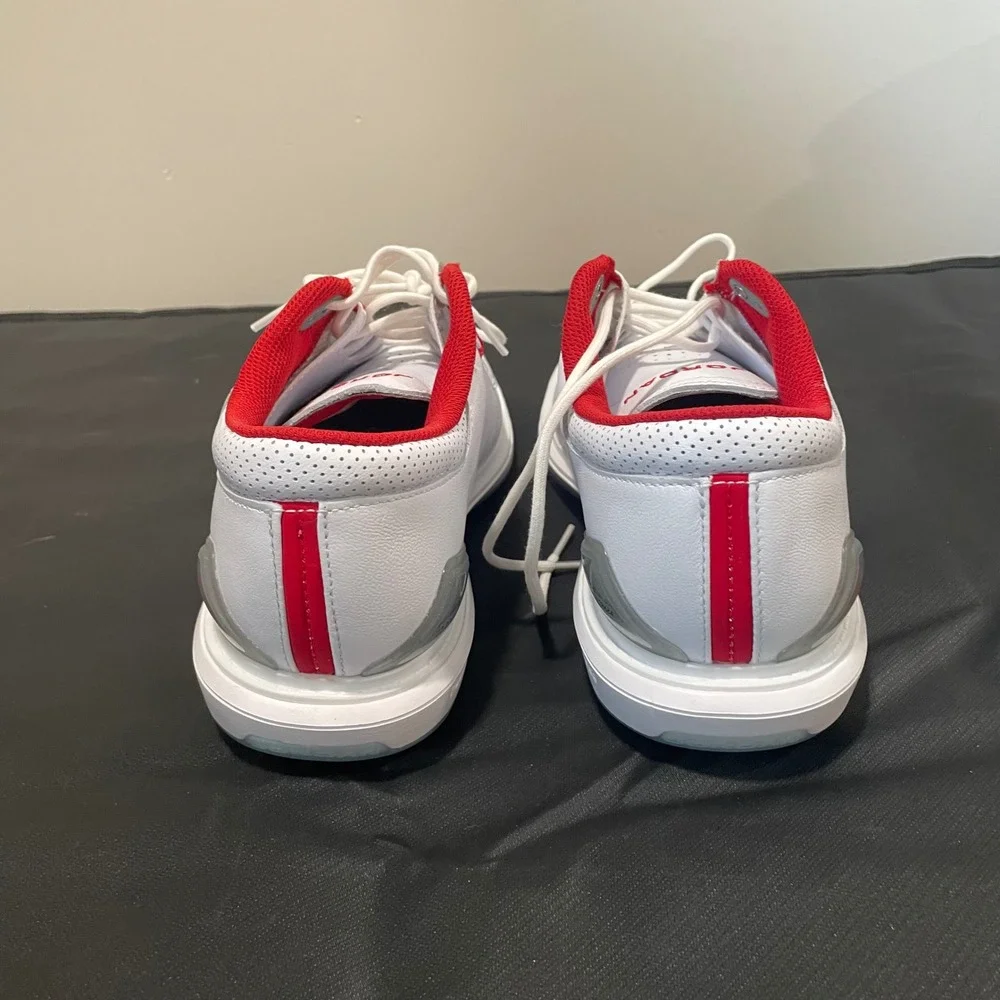 Nike Jordan ADG 4 Mens Golf Shoes White Gym Red FQ6642-101 Size 8